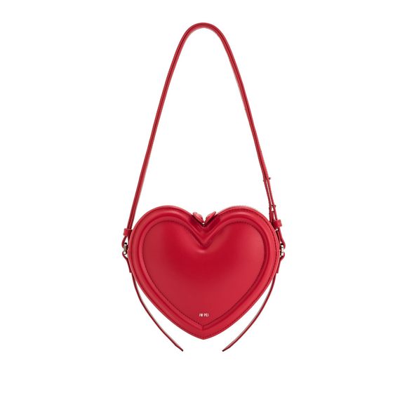 Arlene Heart Shaped Bag - Magenta :v - Picture 1 of 7